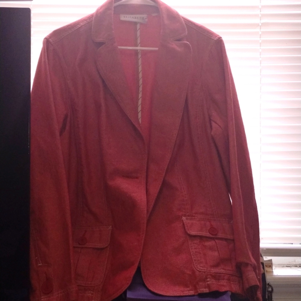 Red Elizabeth Jacket